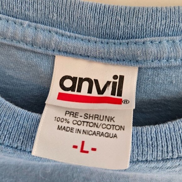 LORELEI Mermaid Print from Florida Keys Blue T-Shirt Short Sleeve Size Large - Picture 4 of 8